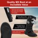 thumbnail image 2 of Bota MSR Youth M3X Talla 1 Infantil Negra, 2 of 7