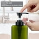 thumbnail image 4 of Paquete de 2 botellas dispensadoras de 250 ml, rellenables, de plástico, para loción, jabón y champú., 4 of 5