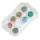 thumbnail image 1 of Glitter Para Resina Uv 8 Colores Nácar Aros Llaveros, 1 of 3