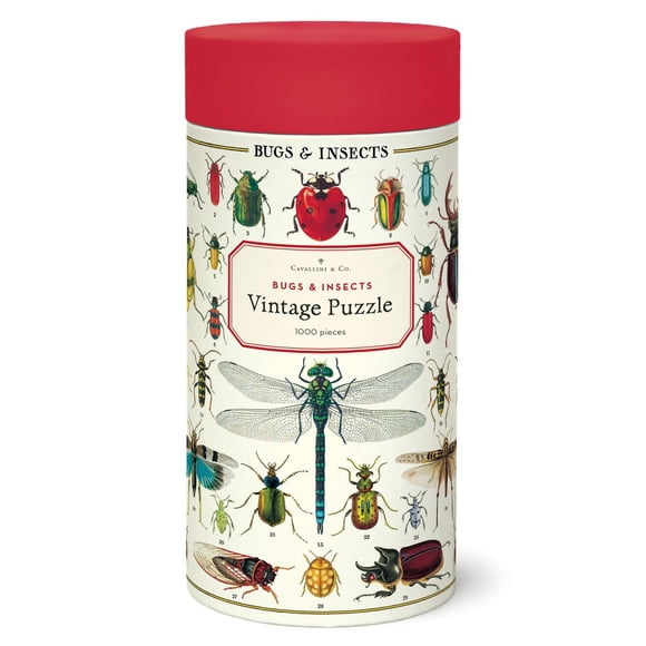 Puzzle Cavallini 1000 piezas con bichos e insectos PZL/Bug