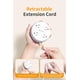 thumbnail image 4 of Adaptador de enchufe de viaje AnnTane, regleta de alimentación retráctil, 4 AC, 3 USB, 4 of 9