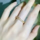 thumbnail image 3 of Gorgeous 14K Gold Plated Zircon Finger Rings - Perfect for Women's Anniversaries & Weddings!, 3 of 4