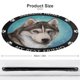 thumbnail image 2 of Husky Siberiano Alfombra Redonda de Felpa Coral, Antideslizante, No Desprende Pelusas, Lavable y Duradera para Salón, Dormitorio y Habitación de Niños 60cm, 2 of 6
