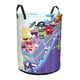 thumbnail image 2 of Happy Tree Friends Cesta de lavandería de gran capacidad redonda con asa, bolsa para ropa sucia plegable, almacenamiento para dormitorio, baño y lavadero 44x35 cm, 2 of 6