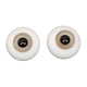 thumbnail image 4 of Ojos de ojos redondos de mu?eca de 6 mm Ojos de vidrio para hacer mu?ecas de bricolaje manualidades gris claro, 4 of 5