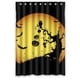 thumbnail image 1 of Cortina de ducha de Halloween con ganchos, tamaño 48 x 72 pulgadas, 1 of 3