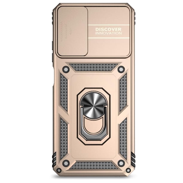 Estuche GANGXUN para Motorola Moto G Power 2024, soporte giratorio 360°, estilo mecánico y magnético