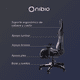 thumbnail image 3 of Silla Gamer Nibio Destroyer Reclinable 180° Apoyapies Cuero PU Rosa, 3 of 5