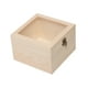 thumbnail image 4 of Caja De Almacenamiento De Madera, Manualidad Para Regalo Artesanal, Caja De Recuerdo Para Regalo De Dama De Honor, Decoración, Tapa De Cristal, 18x18x12cm, 4 of 5
