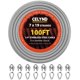 thumbnail image 1 of Cable de Acero Inoxidable CELYND 100 pies (30 m) 1/4\" T316, 1 of 7