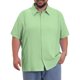 thumbnail image 1 of INSPIRE CHIC Camisas de Verano de Manga Corta de Color Sólido para Hombres Grandes y Altos Regreso a Clases 3XL Verde Claro, 1 of 4