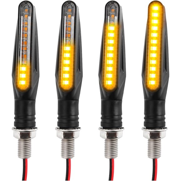 Intermitentes Led Moto 4u 12led Secuencial Universal