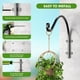thumbnail image 5 of Gancho colgador para plantas EPHECH, soporte de pared resistente de 40 cm, negro, 5 of 7