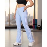 Flix Spa - Calza Flare Mujer Tiro Alto Con Bolsillos