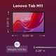thumbnail image 2 of Lenovo Tab M11 (G88) MediaTek Helio (4GB, 128GB, 11inch) negro, 2 of 3