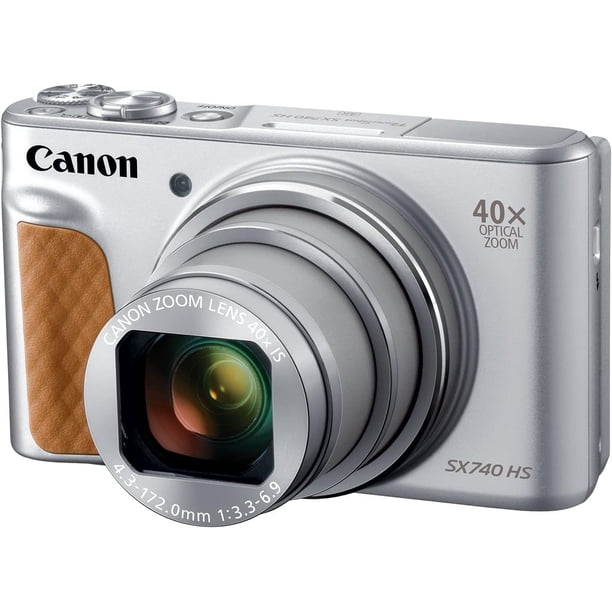 Cámara digital Canon PowerShot SX740 HS con zoom de 20,3 MP y 40x