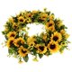 thumbnail image 3 of Guirnalda De Flores De Girasol Artificial, Decoración Para Fiesta De Boda, Decoración De Pared Para El Hogar, 3 of 5