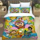 thumbnail image 1 of v769 Bed Sheets Doctor Slump cartoon printed Bedding Sets exquisite bed supplies set duvet cover bed comforter set bedding luxury birthday gift 3-Piece Bedding Set (1 Duvet Cover + 2 Pillow Shams) Bed, 1 of 5