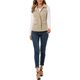 thumbnail image 2 of INSPIRE CHIC Chaqueta de Mujer con Cremallera Sin Mangas Anorak Chaleco Utilitario con Bolsillos M Caqui, 2 of 7