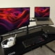 thumbnail image 2 of Soporte Brazo Doble Monitor Notebook Escritorio Negro LEVO, 2 of 8
