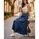 thumbnail image 3 of Falda Larga Mezclilla Mujer Plisada Calidad Premium, 3 of 3