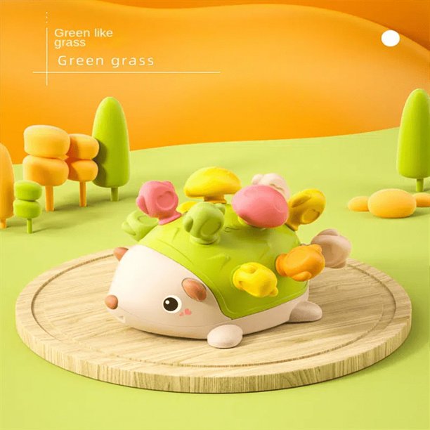 Hedgehog Nail Splicing Toys, Children's Early Education Puzzle Toy For Focus Training Baby Finger Fine Action Hand-eye Coordination, Training Numbers Color Distinction Educational Enlightenment Toys