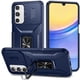 thumbnail image 1 of Funda Armada para Samsung Galaxy A16 con Tapa Deslizante y Soporte Magnético Giratorio Azul, 1 of 5