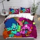 thumbnail image 1 of Anime Magic Elf Bedding Sets 3D Print Comforter Quilt Bed Cover Duvet Cover Pillow Case 2-3 Pieces Sets Kids Adult Size, 1 of 5
