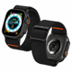 thumbnail image 1 of Correa Spigen Lite Fit compatible con Apple Watch – 44 / 45 / 46 / Ultra 49 MM – Tela - Negra / Conector Negro, 1 of 6