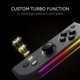 thumbnail image 4 of Controlador de juego RGB inalámbrico compatible con Switch y OLED, con capturas de pantalla, activación, control de movimiento y doble vibración, 4 of 7