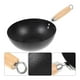 thumbnail image 3 of Sarten Wok Antiadherente 26cm Negro Con Mango De Madera, 3 of 5