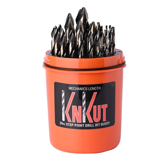 Juego de brocas KnkUT Drill Buddy Mechanics, longitud 29 unidades