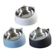 thumbnail image 4 of 3 Comederos Para Mascotas, Cuencos Protectores Para El Cuello, Azul Y Blanco, 4 of 5