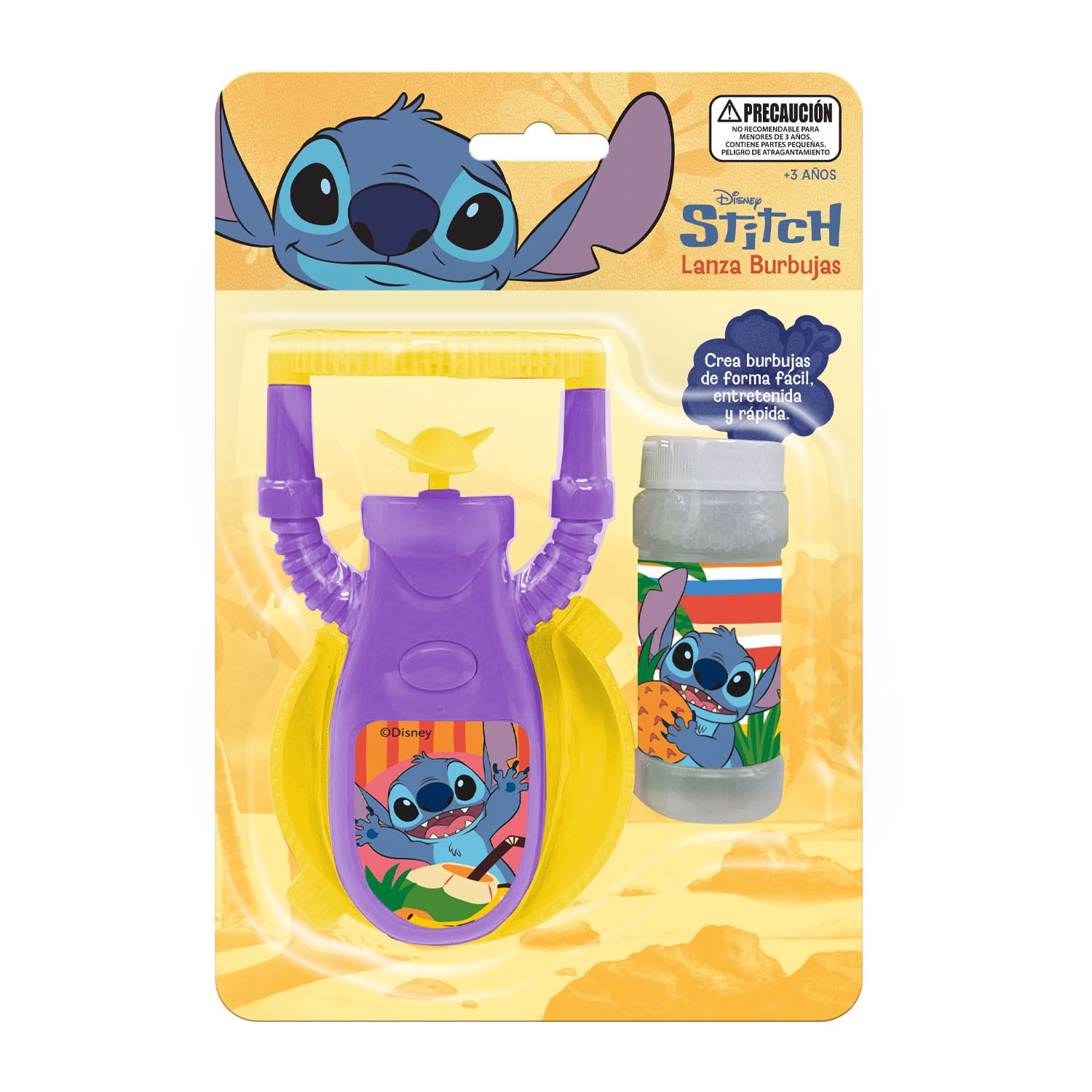 Lanza Burbujas Stitch Disney