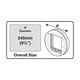 thumbnail image 3 of Puerta para Gatos Cat Mate Inc 210 para Puertas de Vidrio y Mosquitero, 3 of 5