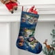 thumbnail image 2 of Buzz Lightyear Tema: Calcetines de Navidad, fino lino blanco para colgar en escaleras y chimenea, decoración navideña para el hogar, regalo de Navidad. 45cm × 32cm, 2 of 5