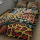 thumbnail image 2 of Juego de cama edredón con estampado de animales de África DT02, 2 of 3