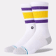 thumbnail image 1 of Stance Sock Men Tube Los Angeles Lakers White, 1 of 3