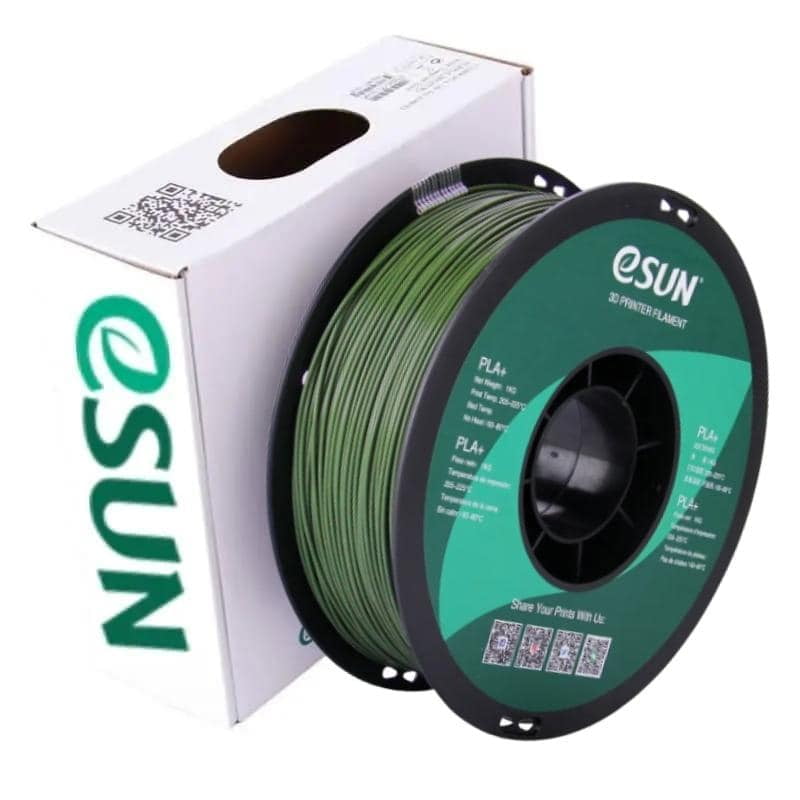 Esun - Filamento 3d Pla+ Verde Olivo 1kg | Filamentos