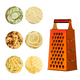 thumbnail image 3 of Rallador de caja de acero inoxidable de 4 lados para cocina, con mango para queso y verduras, triturador de alimentos portátil., 3 of 5