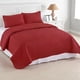 thumbnail image 1 of Cubrecama Quilt De Verano King Medida 250x270cm Delgado + 2 Fundas De Almohada Burdeo, 1 of 3
