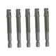 thumbnail image 2 of Juego De 5 Adaptadores De Extensión De Enchufe De Acero Para Herramientas Eléctricas De Carpintería De 2,5 Mm, 2 of 5