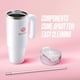 thumbnail image 4 of Botella de agua Juicy Couture estilo viaje fashion 930 mL blanca, 4 of 8