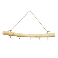 Magideal - 39Cm Driftwood Branch Hook Farmhouse Decoración Para Colgar En La Pared Organización Fácil De Usar Madera Maciza Decorativo Gancho De Madera Montaje E Derecho