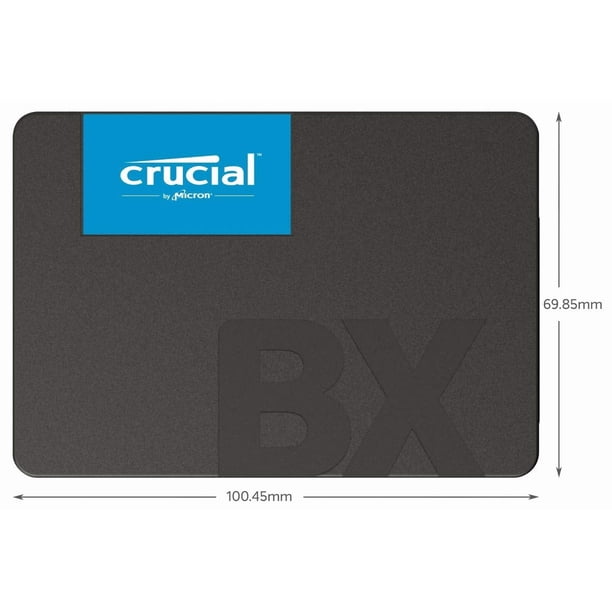SSD interno Crucial BX500 CT1000BX500SSD1Z SATA de 1 TB y 2,5