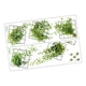 thumbnail image 4 of 2x 3D Plantas Vívidas Rejilla Calcomanía De Pared PVC Para Decoración De Pared Sala De Estar Estilo B, 4 of 5