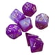 thumbnail image 4 of 7x Dados Poliédricos Juego De Dados De Adivinación Astrológica Juego De Dados Para Barra Púrpura Y Blanco, 4 of 4