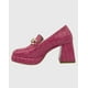 thumbnail image 2 of Zapato para mujer con taco y cadena Rosado, 2 of 4