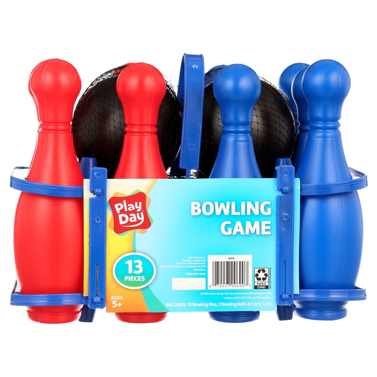 Set De Bowling Amloid Plástico 13 Piezas Niños