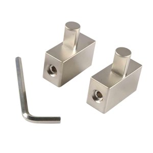 Magideal - 2 Entradas De Amplificador Compensadas De Calibre 0Ga A 2Xoga 0, Entradas De Amplificador De Par De Audio Para Automóvil Para Piezas De Reparación De Doble Agujero